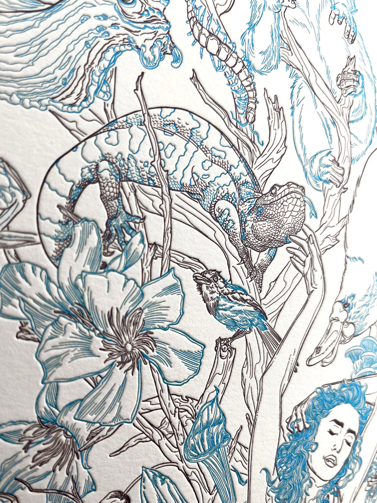 Venomous Mosaic - Letterpress