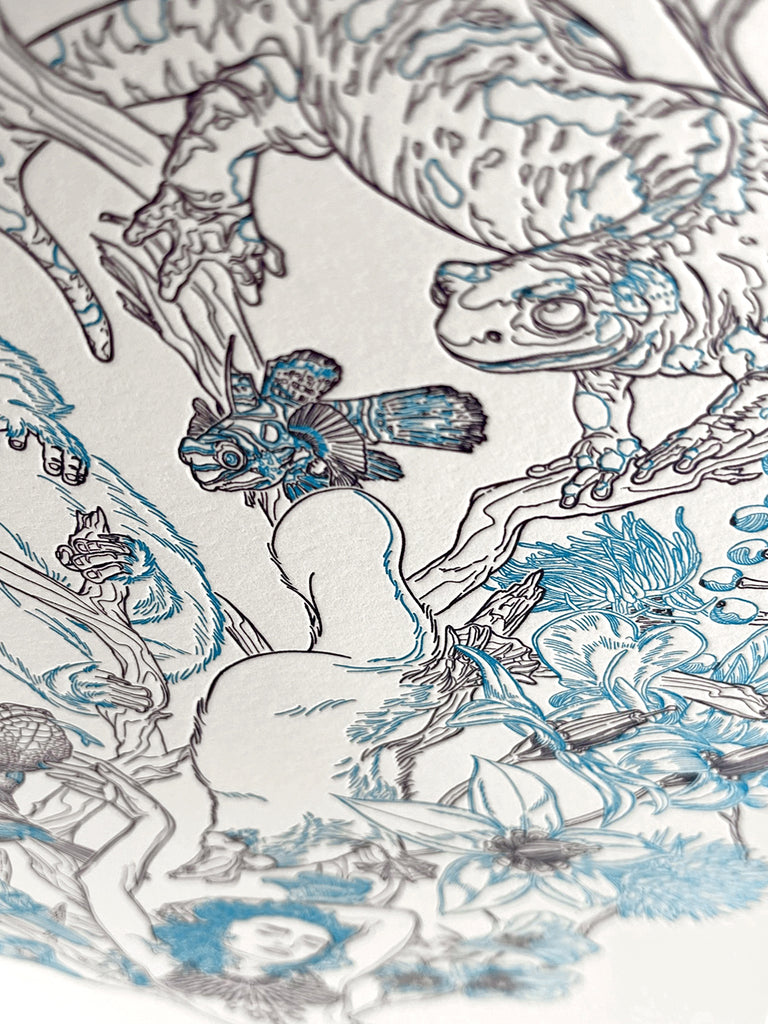 Venomous Mosaic - Letterpress