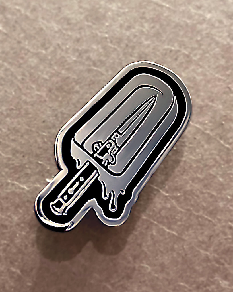 Knife Pop Hard Enamel Pin