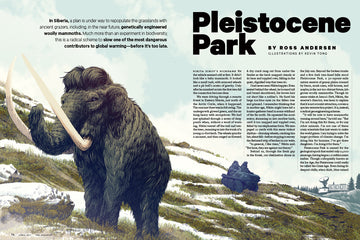 "PLEISTOCENE PARK" for THE ATLANTIC (Spread One w/Cover)